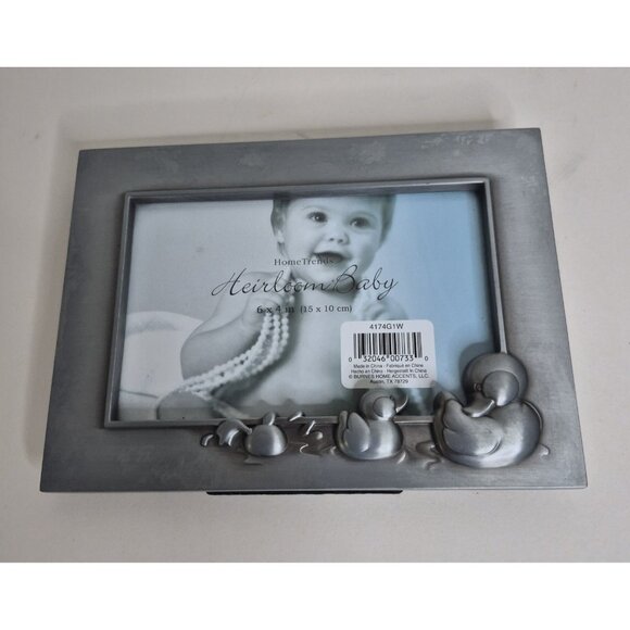 Home Trends Heirloom 3 Little Ducks Photo Picture Frame 6" x 4" New - Picture 5 of 7